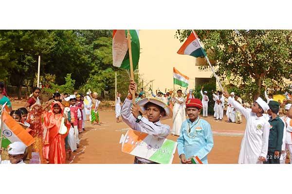 Independence day celebration at MVM Thanjavur.