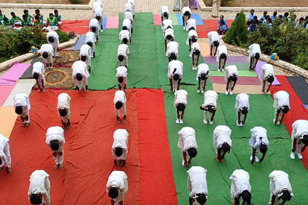 International yoga day celebration
